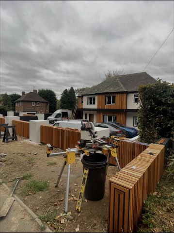 Full exterior transformation, cedar and K-Rend