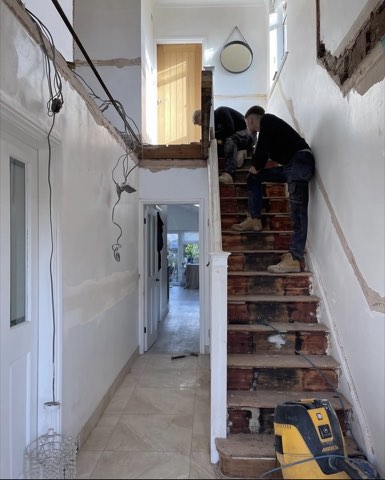 Hall, stairs and landing